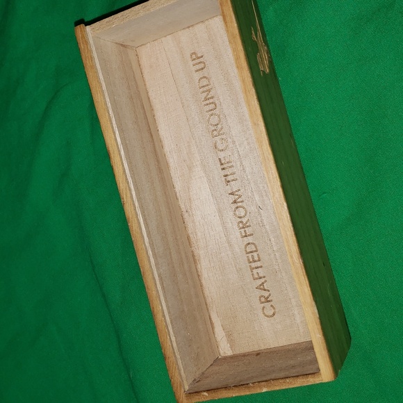 Bundle of Two Wooden Boxes Proof Sunglass Box + Smaller Hinge and Latch Box - Picture 4 of 11